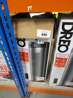 Lot 3153 - Dreo double heat ceramic heater