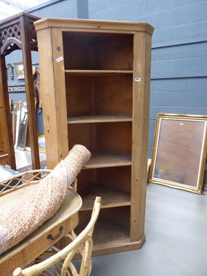 Lot 5301 - Pine corner display unit