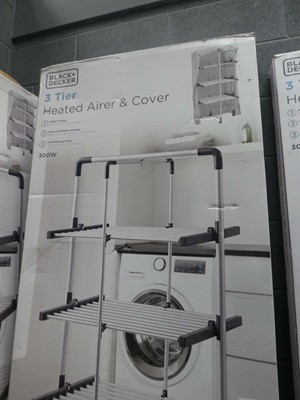 Lot 3259 - Black & Decker three tier heated airer