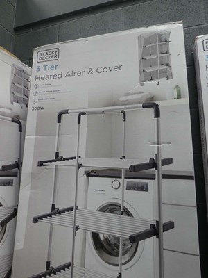 Lot 3260 - Black & Decker three tier heated airer