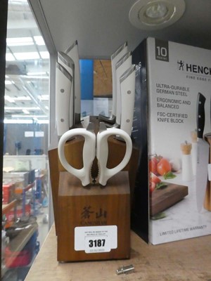Lot 3187 - Cangshan knife block set