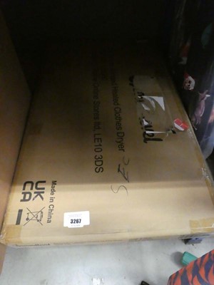 Lot 3267 - Winged heated clothes airer