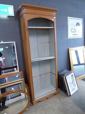 Lot 5322 - Painted pine open bookcase
