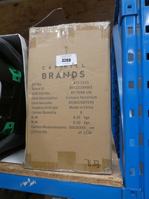 Lot 3269 - Box of unicorn terrariums