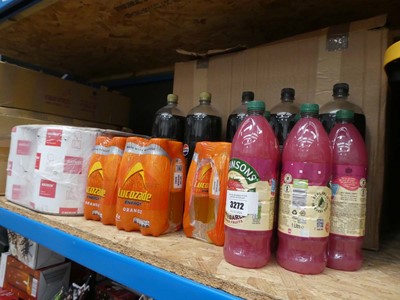 Lot 3272 - Box of tea plus some loose bottles of drink