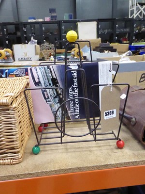 Lot 5369 - 2 Eames style magazine racks