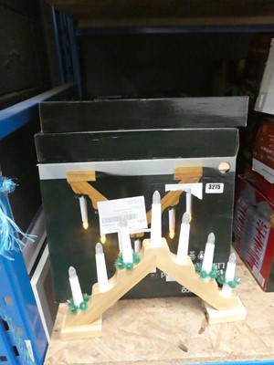 Lot 3275 - Quantity of battery operated LED candle bridges