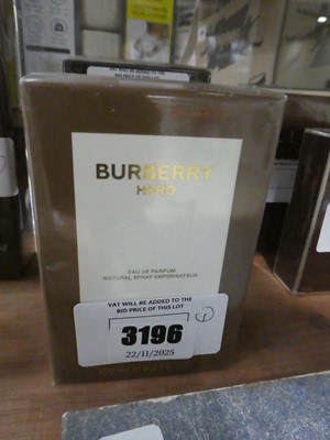 Lot 3196 - Burberry Hero eau de parfum size 100ml - sealed