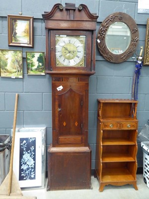 Lot 5336 - Mahogany longcase clock