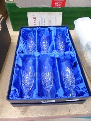 Lot 5348 - 6 boxed wine glasses