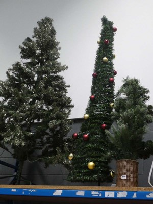 Lot 3335 - 2 large Christmas trees plus a mini one