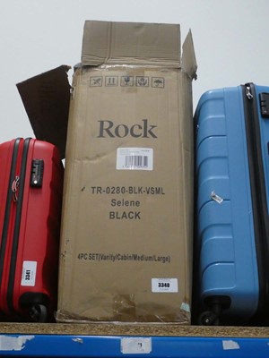 Lot 3340 - 4 piece The Rock suitcace set