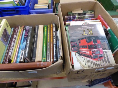 Lot 5401 - 2 boxes containing steam train related...