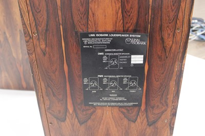 Lot 2572 - Pair of Linn Isobarik loudspeakers with...