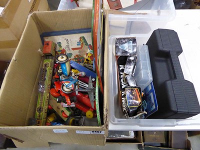 Lot 5457 - 2 boxes containing children's toys
