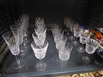 Lot 5527 - Cage containing wine glasses and tumblers