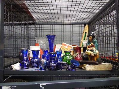 Lot 5537 - Cage containing Royal Doulton figure - The...