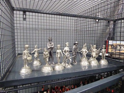 Lot 5544 - Cage containing a qty of lead military and...