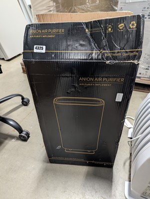 Lot 4325 - Anion air purifier in box