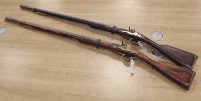 Lot 61 - Two model flintlock guns (suitable for...