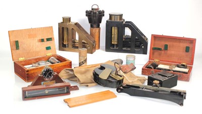 Lot 63 - A group of naval and other instruments...