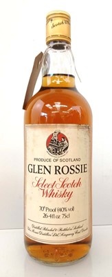 Lot 146 - A bottle of Glen Rossie Select Scotch Whisky...