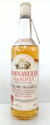 Lot 156 - A bottle of Tamnavulin Glenlivet 10 year old...