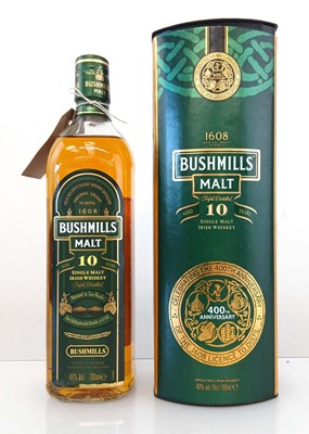 Lot 161 - A bottle of Bushmills 10 year old Single Malt...