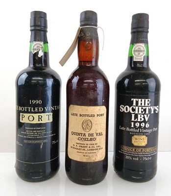 Lot 281 - 3 bottles of Late Bottled Vintage Port, 1x St...