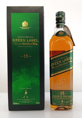 Lot 171 - A bottle of Johnnie Walker Green Label Blended...
