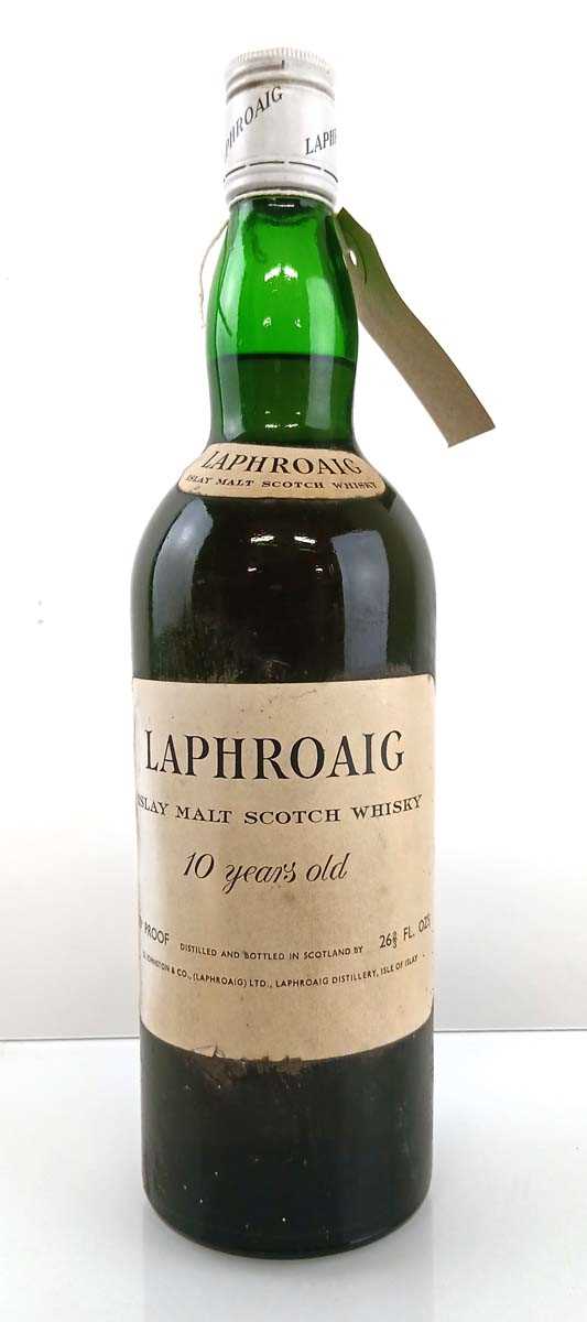 Lot 178 - An old bottle of Laphroaig 10 year old Islay...