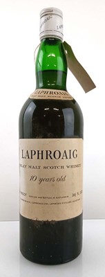Lot 178 - An old bottle of Laphroaig 10 year old Islay...