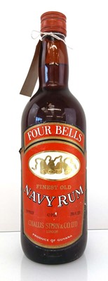 Lot 181 - An old bottle of Four Bells Finest Old Navy...