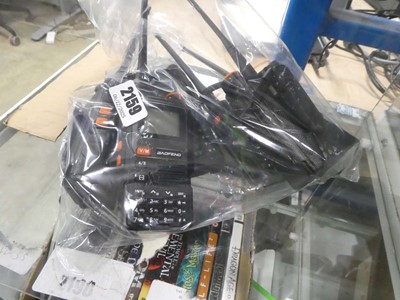 Lot 2159 - Various two-way radios; 4x Baofeng UV-K61,...