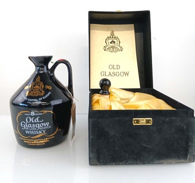 Lot 193 - A Ceramic Crock Decanter of Old Glasgow 8 year...