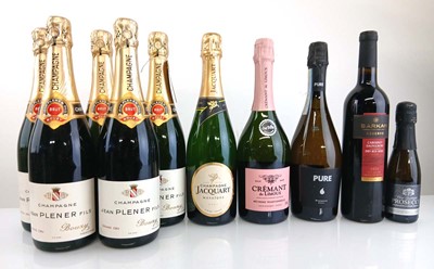 Lot 325 - 10 bottles, 5x Jean Plener Fils Grand Cru Brut...