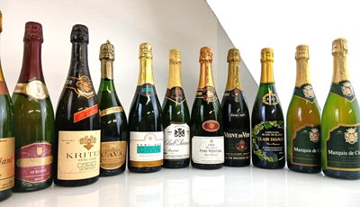 Lot 330 - 17 bottles of various sparkling wines