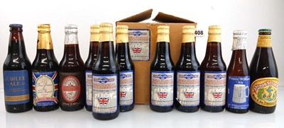 Lot 408 - A Box of old Commemorative Beers
