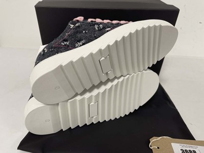 Lot 3688 - Numeris atelier pink denim trainers size EU43 -...