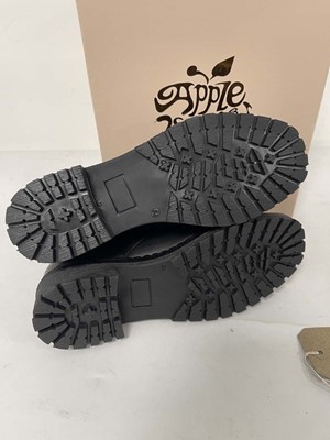Lot 3697 - Apple of Eden lenny boots in black size UK5.5 -...