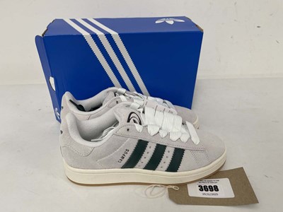 Lot 3698 - Adidas campus 00s trainers in grey size UK5 -...
