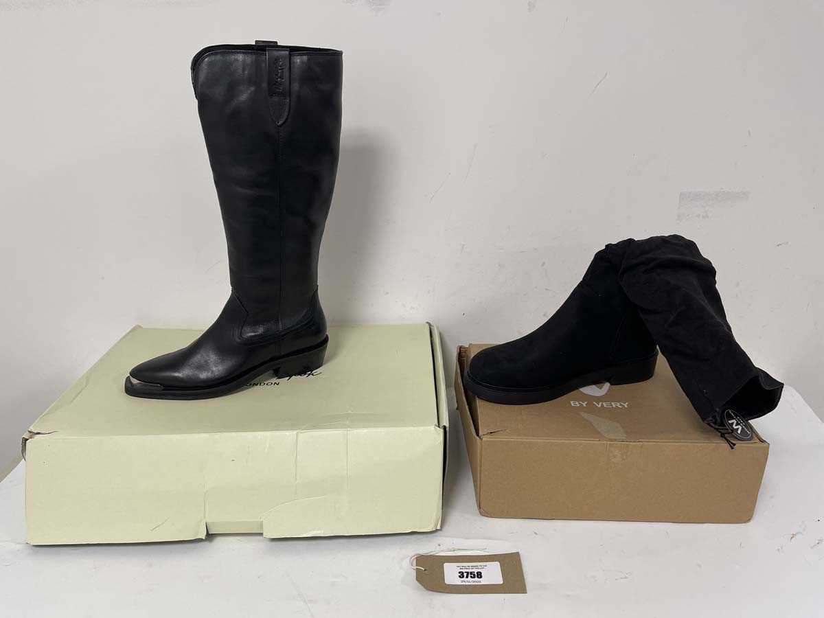 Lot 3758 - 2x Boxed pairs of boots to include Very UK8 &...