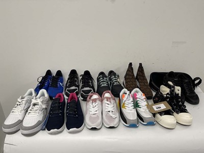 Lot 3764 - 10x Pairs of trainers in various styles to...
