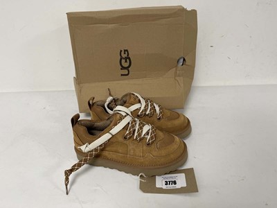 Lot 3776 - Ugg lo lowmel trainers in brown size UK6 - boxed