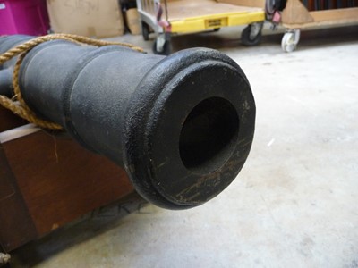Lot 1497 - Reproduction 18th Century British Naval Cannon,...