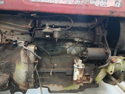 Lot 4141 - 1963 Massey Ferguson 65 diesel tractor with...