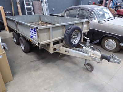 Lot 4147 - Ifor WIlliams twin axle 10ft x 5.5ft trailer...