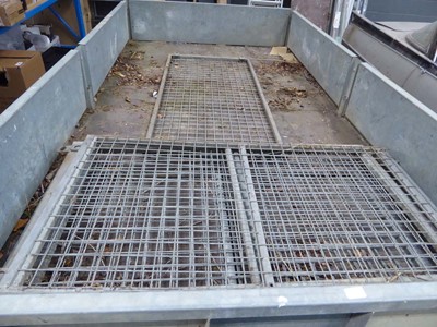 Lot 4147 - Ifor WIlliams twin axle 10ft x 5.5ft trailer...