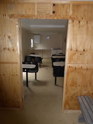 Lot 4013 - 32ft x 10ft Alsim Eco grey steel site canteen...