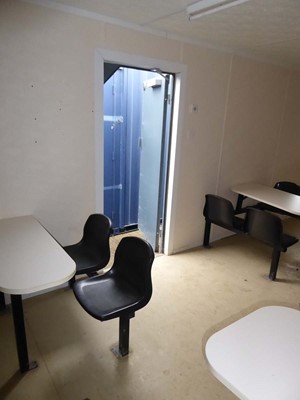 Lot 4013 - 32ft x 10ft Alsim Eco grey steel site canteen...